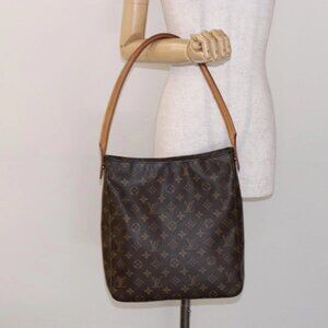 LOUIS VUITTON Monogram Looping GM Shoulder Bag M51145 LV Auth 140436